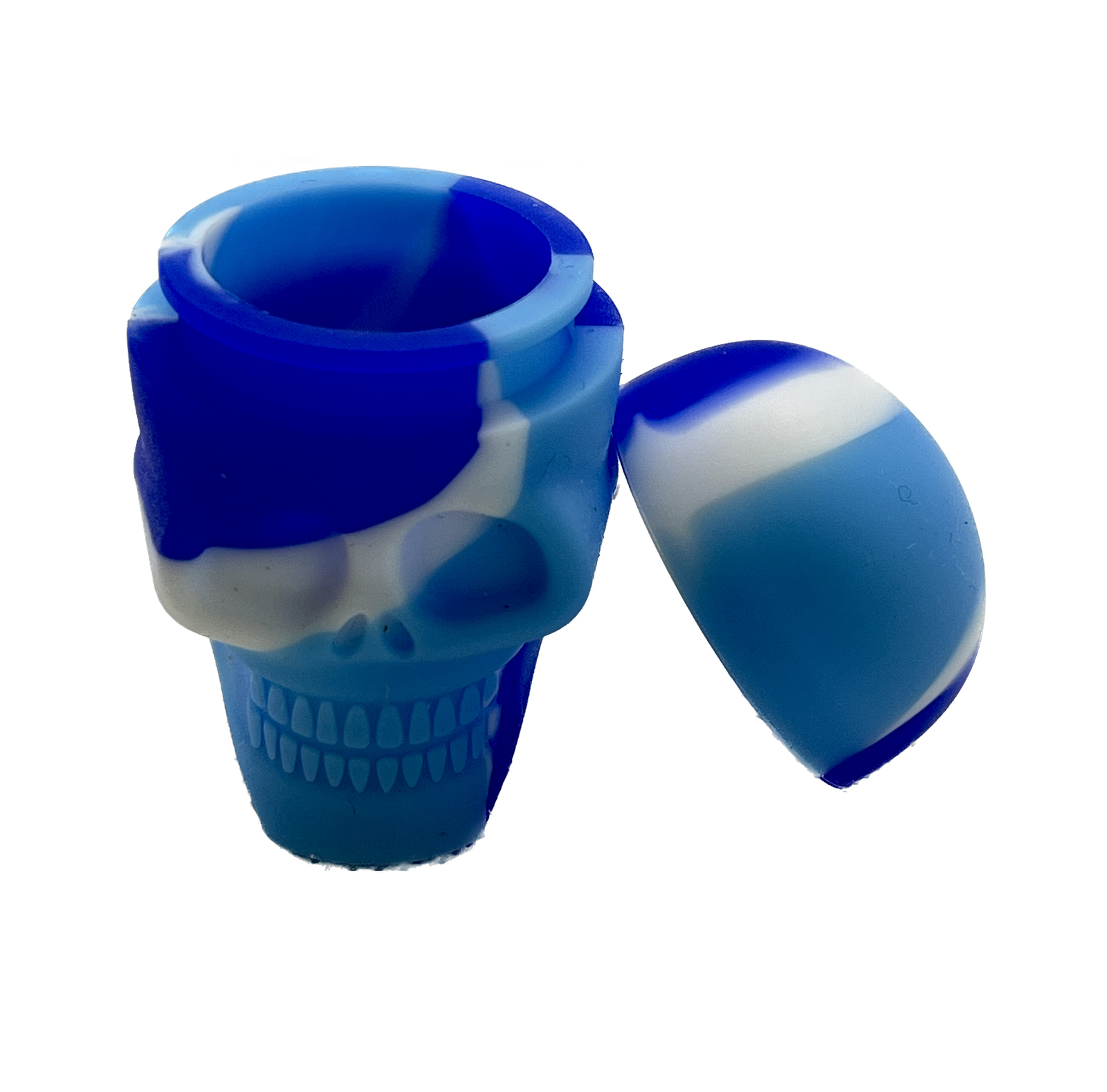 Conteneur silicone têtes de mort