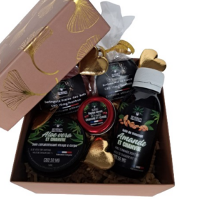 Coffret cosmétique bien-être CBD pour Elle