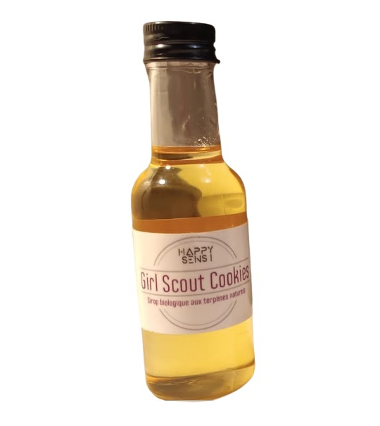 Sirop HappySens saveur cannabis Girl Scout Cookies